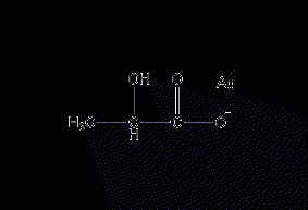 Silver lactate structural formula