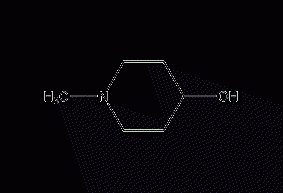 4-hydroxy-1-methylpiperidine structural formula