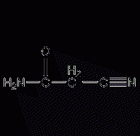 Cyanacetamide structural formula