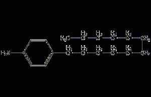 4-Dodecylaniline structural formula