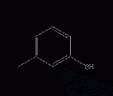 Structural formula of m-crethiol