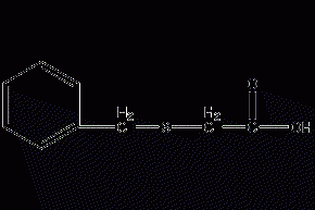 Benzylthioacetic acid structural formula