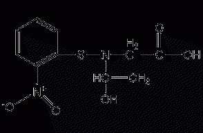 N-[(o-niphenyl)thiol-L-threonine structural formula