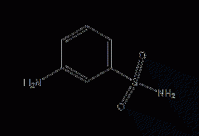 3-aminobenzenesulfonamide structural formula