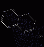 2-hydroxyquinoline structural formula