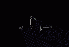 Methacrolein structural formula