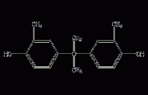 2,2-bis(4-hydroxy-3-phenylmethyl)propane structural formula