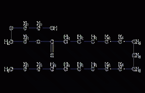 Diethylene glycol monostearate structural formula