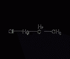 Ethylmercury chloride structural formula