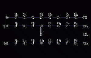 Diethylene glycol stearate structural formula