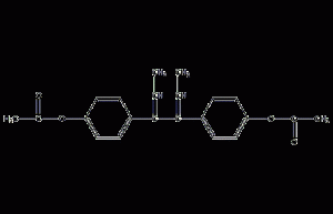 Diethylebestrol acetate structural formula