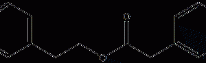 Phenethyl phenylacetate structural formula