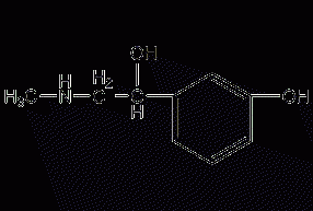 Phenylephrine base structural formula