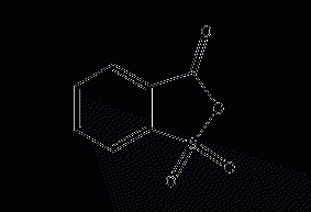 Otho-sulfobenzoic anhydride structural formula