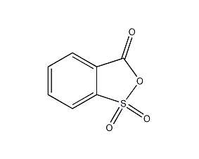 Otho-sulfobenzoic anhydride structural formula