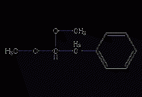 Phenyl acetaldehyde dimethyl acetal structural formula