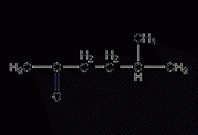 5-methyl-2-hexanone structural formula