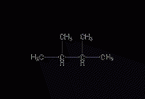 2,3-dimethylbutane structural formula