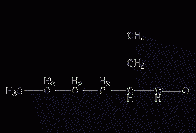 2-Ethylhexanal Structural Formula