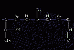 Citronellyl formate structural formula