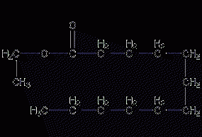 Ethyl Laurate Structural Formula