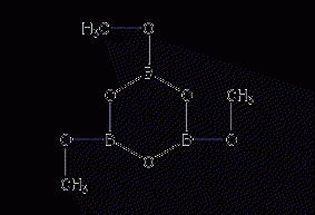 Trimethoxyboroxine structural formula