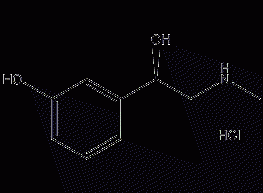 Phenylephrine Hydrochloride Structural Formula