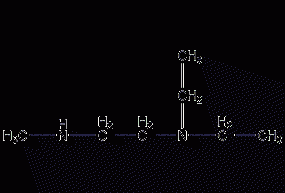 N,N-diethyl-N'-methylethylenediamine structural formula