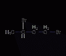 1,3-dibromobutane structural formula