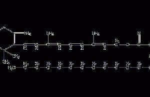 Retinyl Palmitate Structural Formula