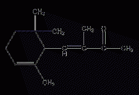 α-isomethylionone structural formula