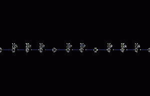 Ethylene glycol dibutyl ether structural formula