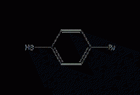 Structural formula of p-bromothiophenol