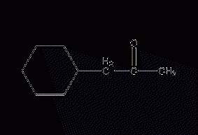 Cyclohexylacetone structural formula