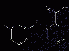 Mefenamic acid structural formula