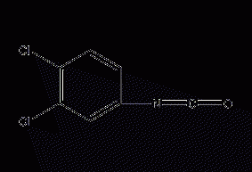 3,4-Dichlorophenyl isocyanate structural formula