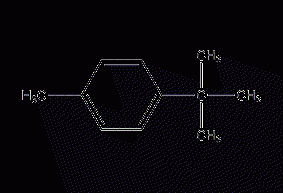 4-tert-butyltoluene structural formula