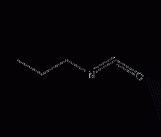 Propyl isocyanate structural formula