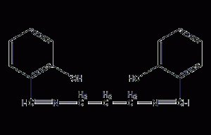 N,N'-disalicylicaldehyde-1,3-propanediamine structural formula