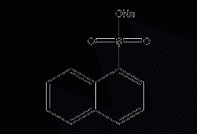 1-Naphthalenesulfonic acid sodium salt structural formula