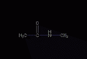 N-methylacetamide structural formula