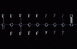 9H-hexafluorononanoic acid structural formula