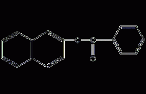 Structural formula of 2-naphthyl benzoate