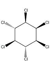 Lindan structural formula