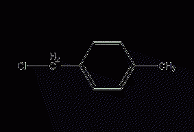 4-Methylbenzyl chloride structural formula
