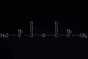 Propionic anhydride structural formula