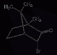 D-bromocamphor structural formula