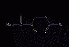 Structural formula of p-bromoacetophenone