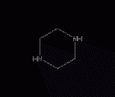 Piperazine structural formula