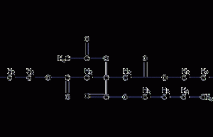 Acetyl tributyl citrate structural formula